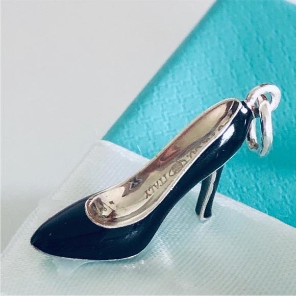 🎅Tiffany & Co. High Heel Charm Blue Enamel Bottom - Picture 9 of 11